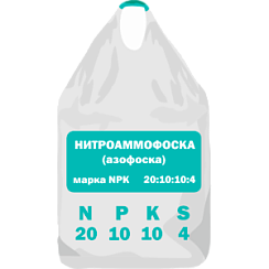 Нитроаммофоска (азофоска) марка NPK 20 -10 -10+S ТУ 2186-031-00206486-2013